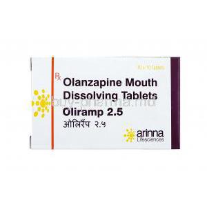 Oliramp, Olanzapine 2.5mg (Mouth Dissolving)