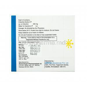 Strozina Injection, Citicoline dosage