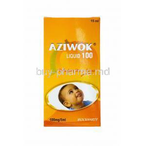 Aziwok Suspension, Azithromycin 100mg