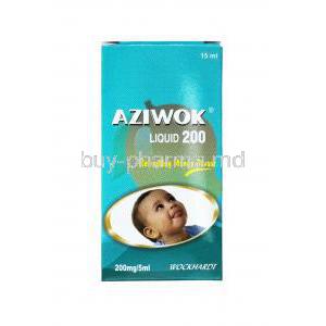 Aziwok Suspension, Azithromycin 200mg