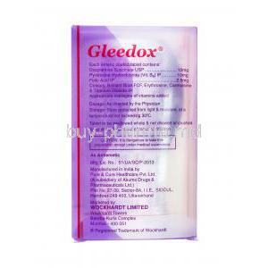 Gleedox, VitaminB6, Doxylamine and Folic Acid manufacturer