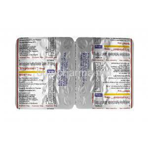 Tryptomer, Amitriptyline 10mg tablets back