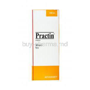 Practin Syrup, Cyproheptadine box