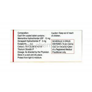 Aricep M, Donepezil and Memantine 10mg dosage