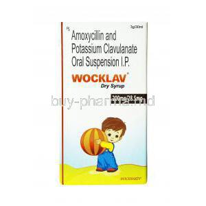 Wocklav Dry Syrup, Amoxicillin/ Clavulanic Acid
