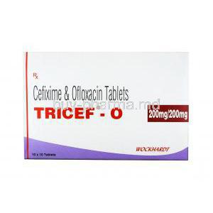 Tricef O, Cefixime/ Ofloxacin