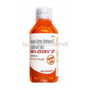 Bro-Zedex SF Syrup, Guaifenesin/ Terbutaline/ Bromhexine