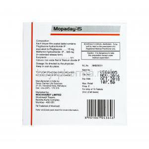 Mopaday, Pioglitazone and Metformin manufacturer