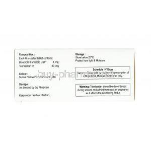 Besicor-T, Bisoprolol and, Telmisartan 5mg dosage