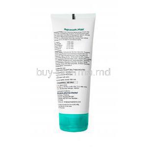 Aquasoft Max Cream tube back