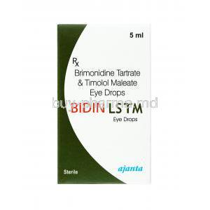 Bidin LS TM Eye Drop, Timolol/ Brimonidine