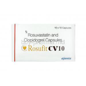 Rosufit CV, Rosuvastatin and Clopidogrel 10mg