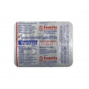 Tamfil, Tamsulosin and Diclofenac capsules back