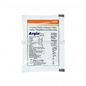 Argin Plus Sachet back