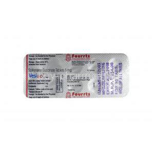 Vesiact, Solifenacin tablets back