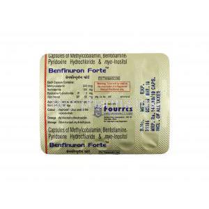 Benfinuron Forte capsules back