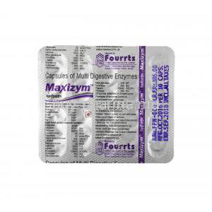Maxizym capsules back