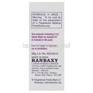 Generic Ancef, Cefazolin 1 gm Injection manufacturer info