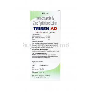 Triben AD Lotion, Ketoconazole Topical and Zinc pyrithione composition