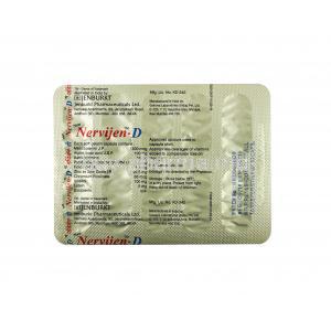 Nervijen-D capsules back