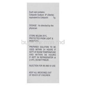 Generic Ancef, Cefazolin 1 gm Injection storage condition