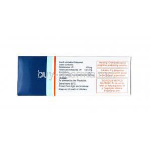 Targit H, Telmisartan and Hydrochlorothiazide dosage