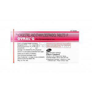 Ovral G, Norgestrel and Ethinyl Estradiol manufacturer