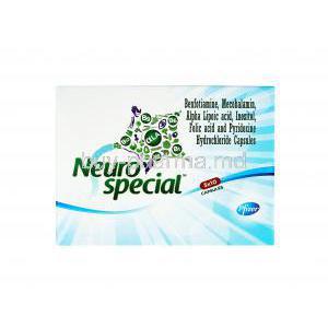 Neurospecial, Benfotiamine/ Mecobalamin/ Alpha Lipoic acid/ Inositol/ Folic acid/ Pyridoxine Hydrochloride