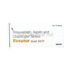 Rosutor Gold, Aspirin/ Rosuvastatin/ Clopidogrel