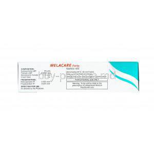 Melacare Cream Forte, Hydroquinone Topical, Mometasone Topical and Tretinoin Topical composition