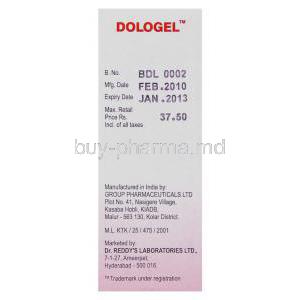 Dologel manufacturer info