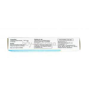 Zotobac Gel, Octenidine direction for use