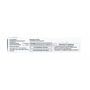 Apdrops Eye Ointment, Moxifloxacin composition