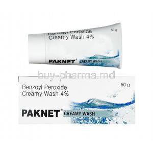 Paknet Creamy Wash, Benzoyl Peroxide