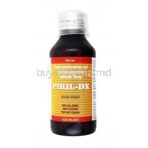 Piril DX Cough Syrup, Chlorpheniramine/ Dextromethorphan
