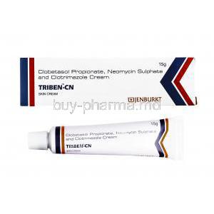 Triben CN Cream, Clobetasol/ Clotrimazole/ Neomycin