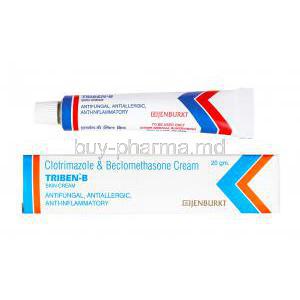 Triben B Cream, Beclometasone/ Clotrimazole