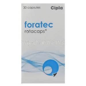 Foratec, Generic Foradil, Formoterol Fumarate 12 mcg  box