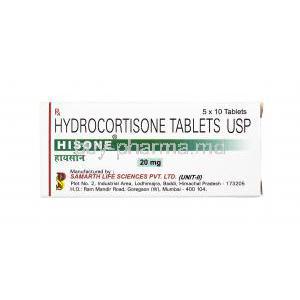 Hisone, Hydrocortisone 20mg