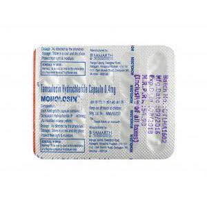 Monolosin, Tamsulosin capsules back