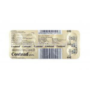Costead, Co Enzyme Q10 capsules back