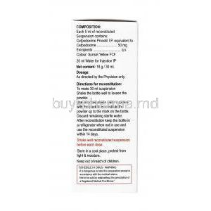 Ccl Dry Syrup, Cefpodoxime usage