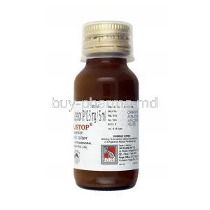 Colistop Suspension, Colistin bottle side