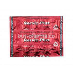 Nervic Plus tablets back