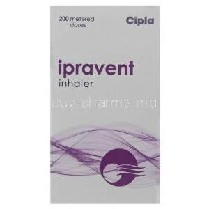 Ipravent, Generic  Atrovent, Ipratropium Bromide Inhaler box