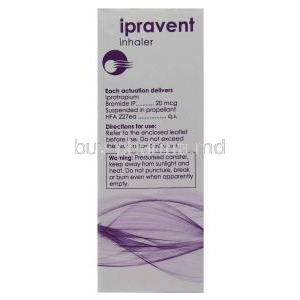 Ipravent, Generic  Atrovent, Ipratropium Bromide Inhaler composition