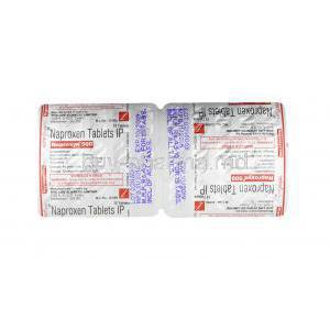 Naprosyn, Naproxen 500mg tablets back