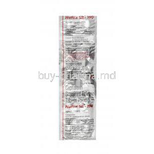 Nufex, Cefalexin 750mg tablets