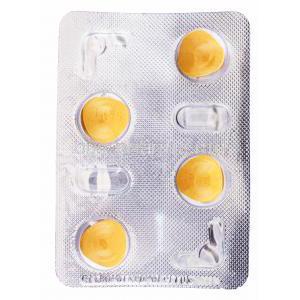 Generic Zydena, Udenafil 100mg 4 tab, Blister pack front presentation