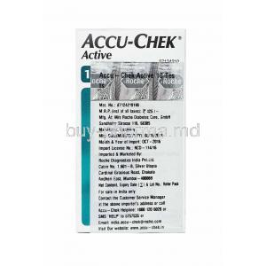 Accu-Chek Active Strip 10 strips box
